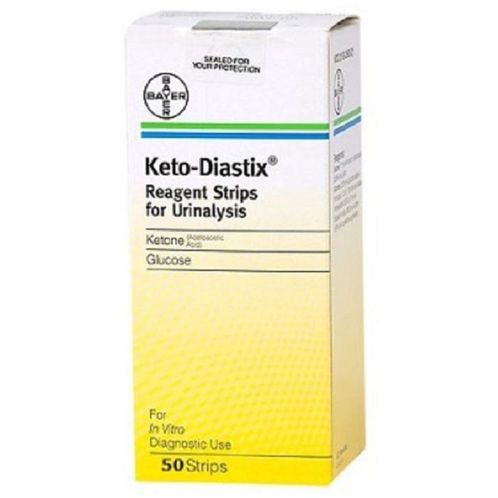 Bayer Keto Diastix Test Glicosuria e Chetonuria 50 Strisce Reattive