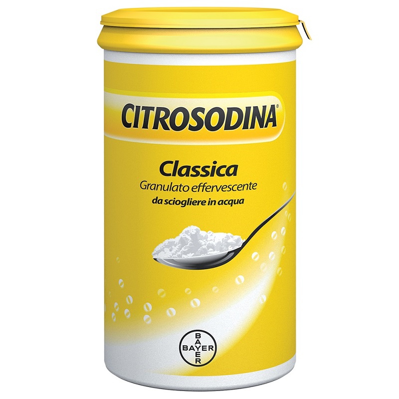 Citrosodina Granulato Effervescente Digestivo contro Pesantezza di Stomaco al Limone 150 gr