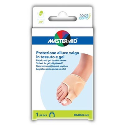 Master Aid Protezione Alluce Valgo In Gel Tessuto 88x88x6 mm