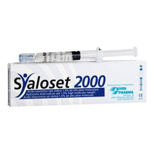 Syaloset 2000 1 5% Siringa Preriempita Acido Ialuronico 1 Pezzo