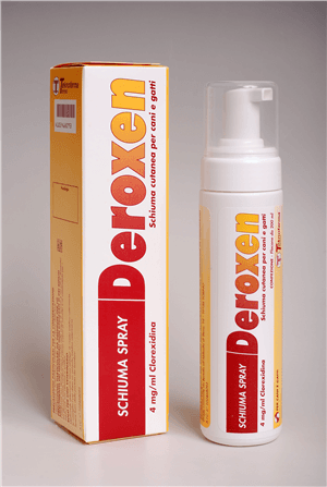 Deroxen Spray Schiuma per Uso Topico in Flacone da 200 ml