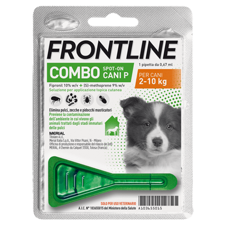 Frontline Combo Antiparassitario per Cani 2-10 kg 1 Pipetta