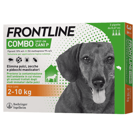 Frontline Combo Antiparassitario per Cani in Formato Pipette da 2 a 10 kg