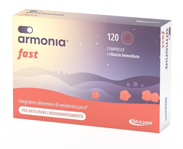 Armonia Fast 1Mg Integratore Alimentare Con Melatonina 120 Compresse