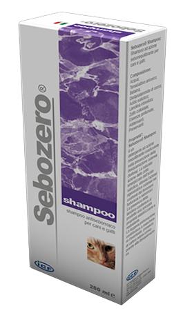 ICF Farmaceutici Linea Animali Domestici Sebozero Shampoo Cani e Gatti 250 ml