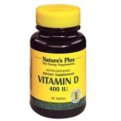 Nature's Plus Vitamina D 400 UI Idrosolubili Integratore 90 Tavolette