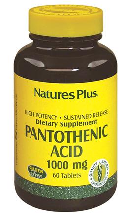 Nature's Plus Acido Pantotenico Integratore 60 Tavolette
