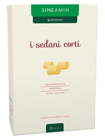Sineamin Sedani Corti Pasta Aproteica Senza Glutine 500 g
