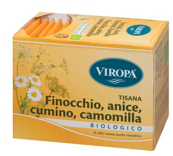 Viropa Tisana Finocchio/Anice/Cumino/Camomilla 15 Filtri