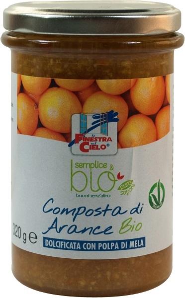 La Finestra sul Cielo Composta di Arance Bio Con Polpa Di Mela 320 g