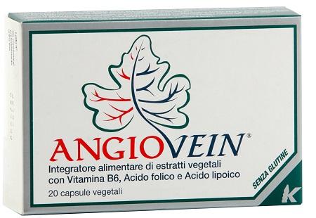 Angiovein Integratore per Coadiuvare l'Azione del Microcircolo 20 capsule