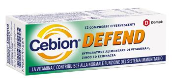 Cebion Defend Integratore per le Difese Immunitarie 12 Compresse Effervescenti