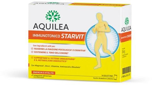 Aquilea Immunotonico Starvit Integratore Con Magnesio E Potassio 14 Bustine