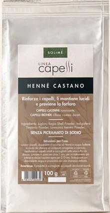 Solimè Capelli Henné Castano 100g
