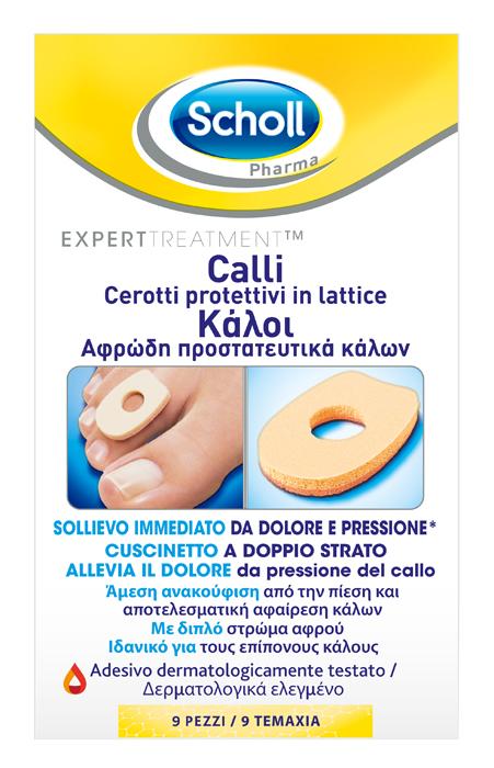 Scholl Cerotti Calli in Lattice - Protezione Rapido Sollievo da Dolore 9 Pezzi