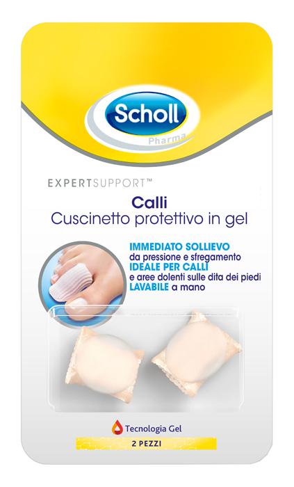 Scholl Protezione 2 Cuscinetti per Calli in Gel Lavabili e Riutilizzabili