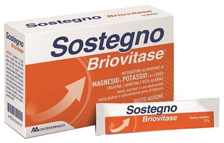 Briovitase Linea Sali Minerali Sostegno Magnesio Carnitina Integratore 14 Buste