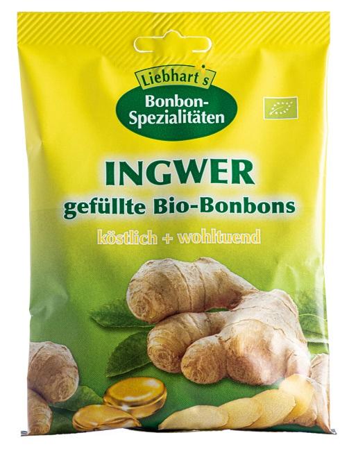 Bonbons allo Zenzero Biologico Caramelle Digestive 100g 18 Pezzi