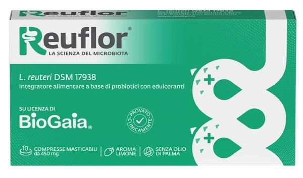 Reuflor Integratore Equilibrio della Flora Intestinale 10 Compresse