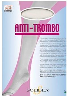 Solidea Anti Trombo Calza Compressiva Anti Trombosi Colore Bianco Taglia M