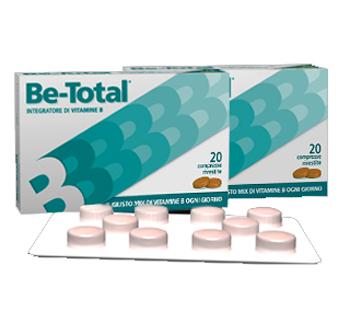 Be-Total Integratore Alimentare di Vitamine B 20 Compresse Rivestite