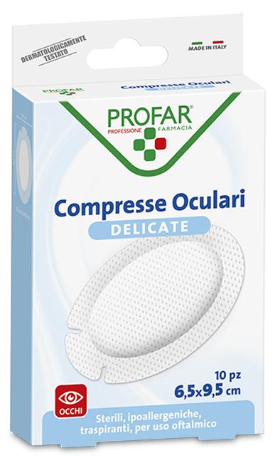 Profar Cerotti Oculari Compressivi per Occhi Sensibili 9,5x6,5 cm