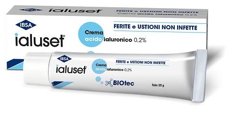 IBSA Linea Dispositivi Medici Ialuset Crema Acido Ialuronico Cicatrizzante 25 g