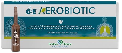 Gse Aerobiotic 10 flaconcini Soluzione per Aerosol da 50 ml