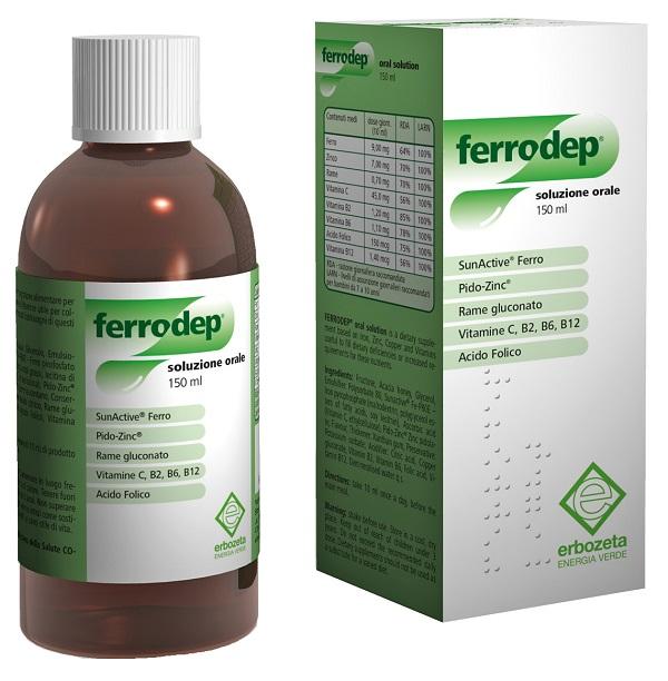 Erbozeta Ferrodep Light Sciroppo Integratore 150 ml