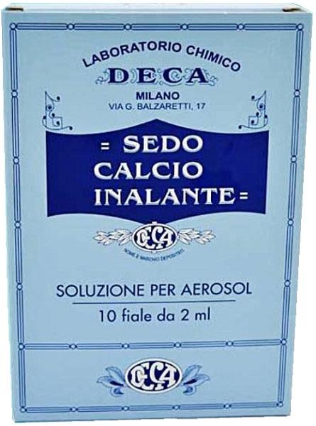 Sedo Calcio Inalante 10 Fiale 2 Ml Per Aerosol E Doccia Nasale