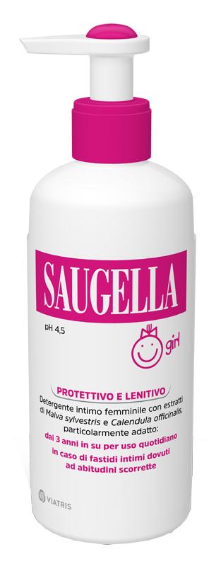 Saugella Girl Detergente Intimo Protettivo Lenitivo Bambine 3-12 Anni 200 ml