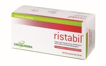 Cristalfarma Ristabil Integratore Stanchezza e Affaticamento 10 Flaconcini 10 ml