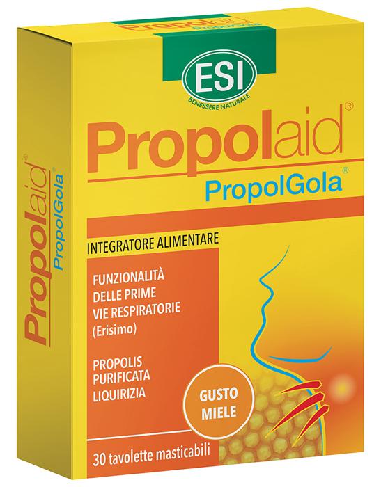 Esi Propolaid Propolgola Integratore Vie Respiratorie Gusto Miele 30 Tavolette