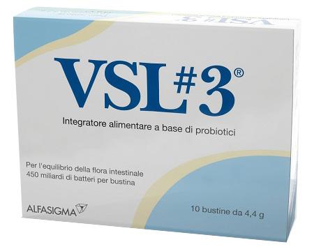 Vsl3 Integratore con Probiotici per Equilibrare la Flora Intestinale 10 bustine