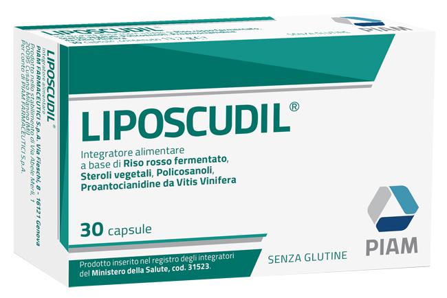 Piam Linea Colesterolo Trigliceridi Liposcudil Integratore 30 Capsule