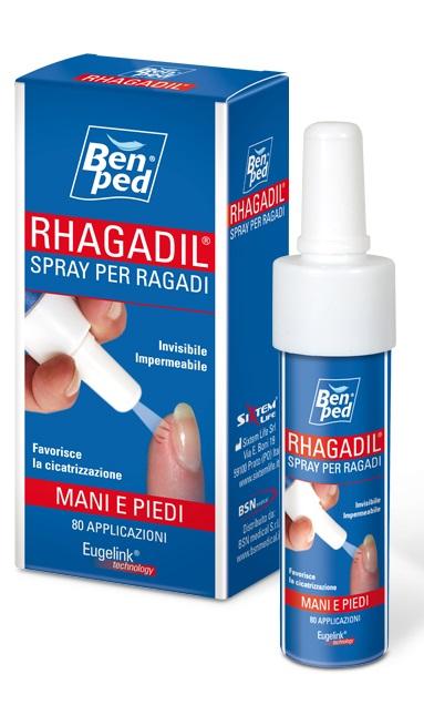 Rhagadil Spray per le Ragadi Mani e Piedi Invisibile e Impermeabile 9 ml