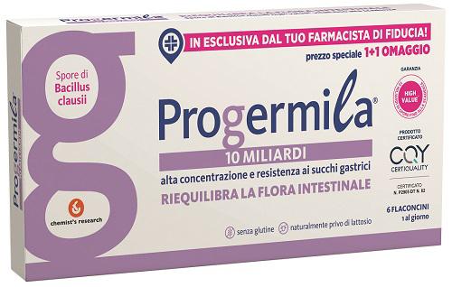 Chemist Research Linea Regolarità Intestinale Progermila Fermenti 6 Flaconcini