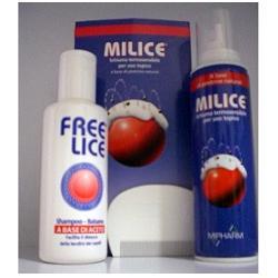 Milice Trattamento Anti-Pidocchi Schiuma Termosensibile 150 ml + Shampoo 80 ml