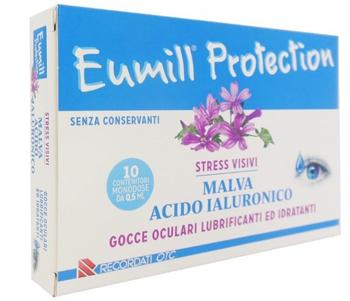 Eumill Protection Gocce Oculari Rinfrescanti e Lenitive Malva 10 Flaconcini