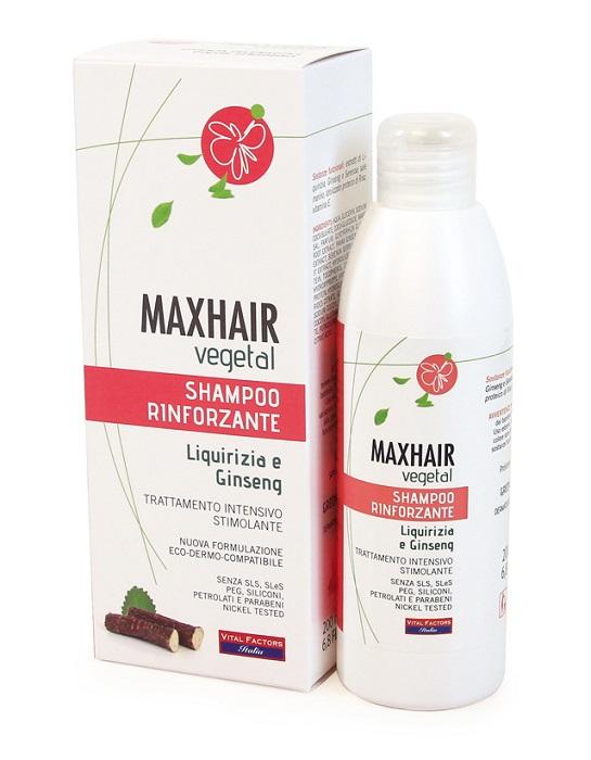 MaxHair Vegetal Shampoo Rinforzante e Nutriente 200 ml