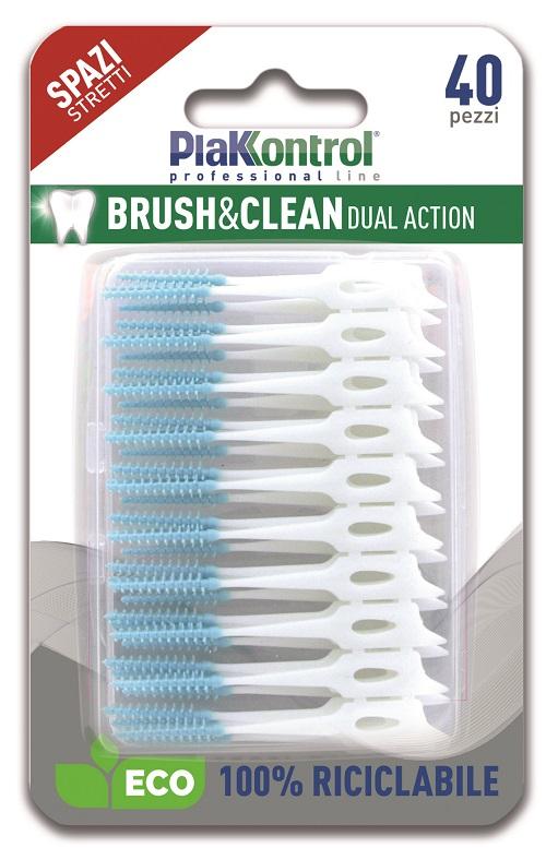Plakkontrol Linea Igiene Interdentale Brush & Clean Spazi Stretti 40 Scovolini