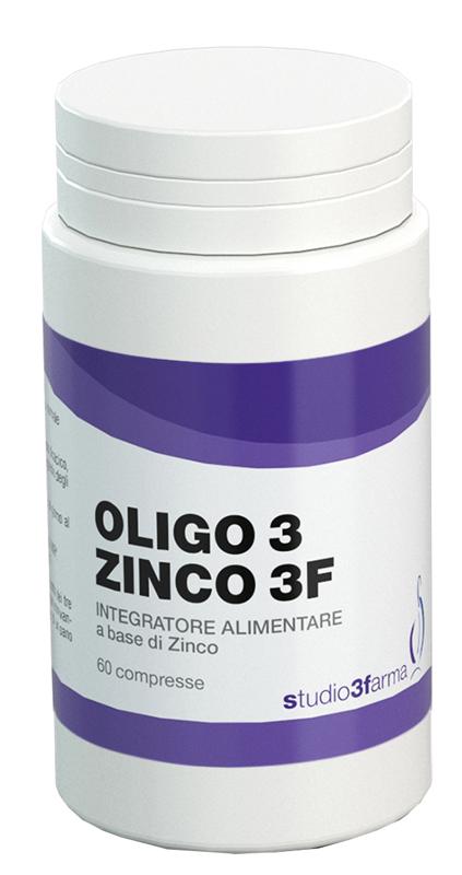 Oligo 3 Zinco Integratore in Compresse per il Sistema Immunitario 60 Compresse PET