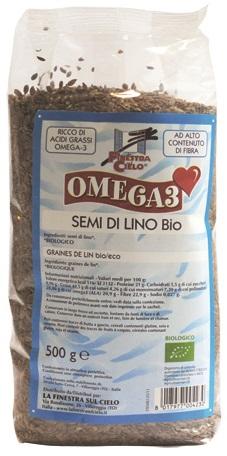 La Finestra sul Cielo Omega3 Semi Lino 500 g