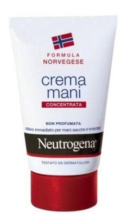 Neutrogena Crema Mani Concentrata Nutriente Senza Profumo 75 ml