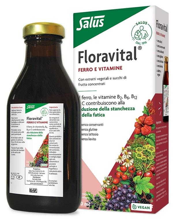 Salus Floravital Integratore Integratore Ferro 250 ml