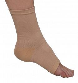Gibaud Cavigliera Calzino per Distorsioni Cotone Camel Taglia 4