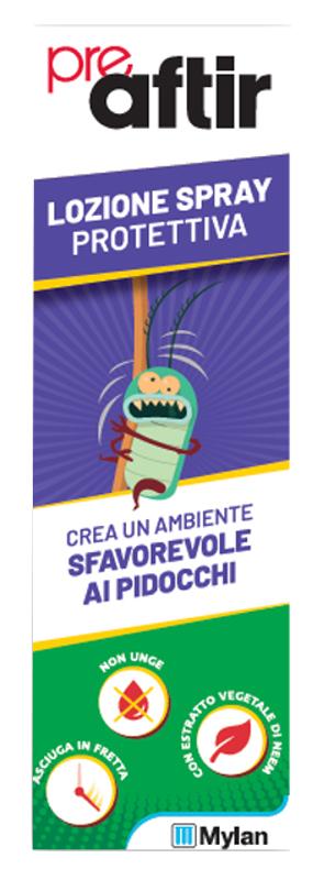 Pre Aftir Spray Preventivo Protettivo Delicato per Pidocchi 100 ml