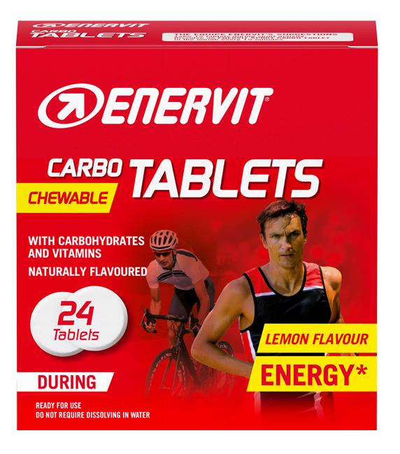Enervit GT Sport Integratore Energetico Limone 24 Tavolette Masticabili