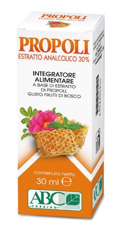 ABC Propoli 30% Estratto Analcolico Benessere Organismo 30 ml