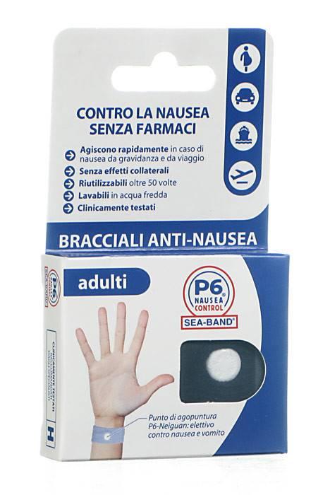P6 Nausea Control Bracciali Anti-Nausea per Adulti 2 Pezzi
